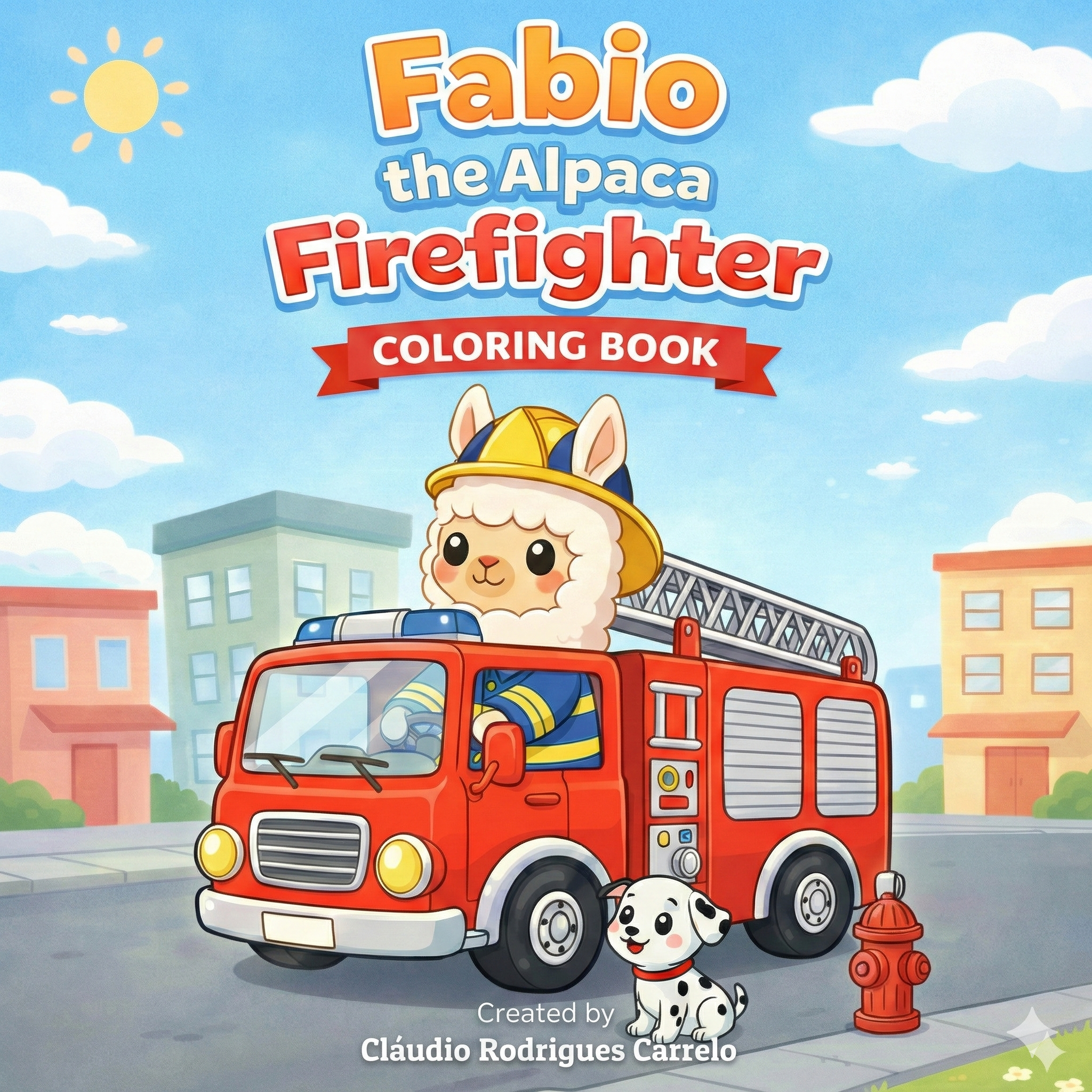 Fabio the Alpaca Firefighter