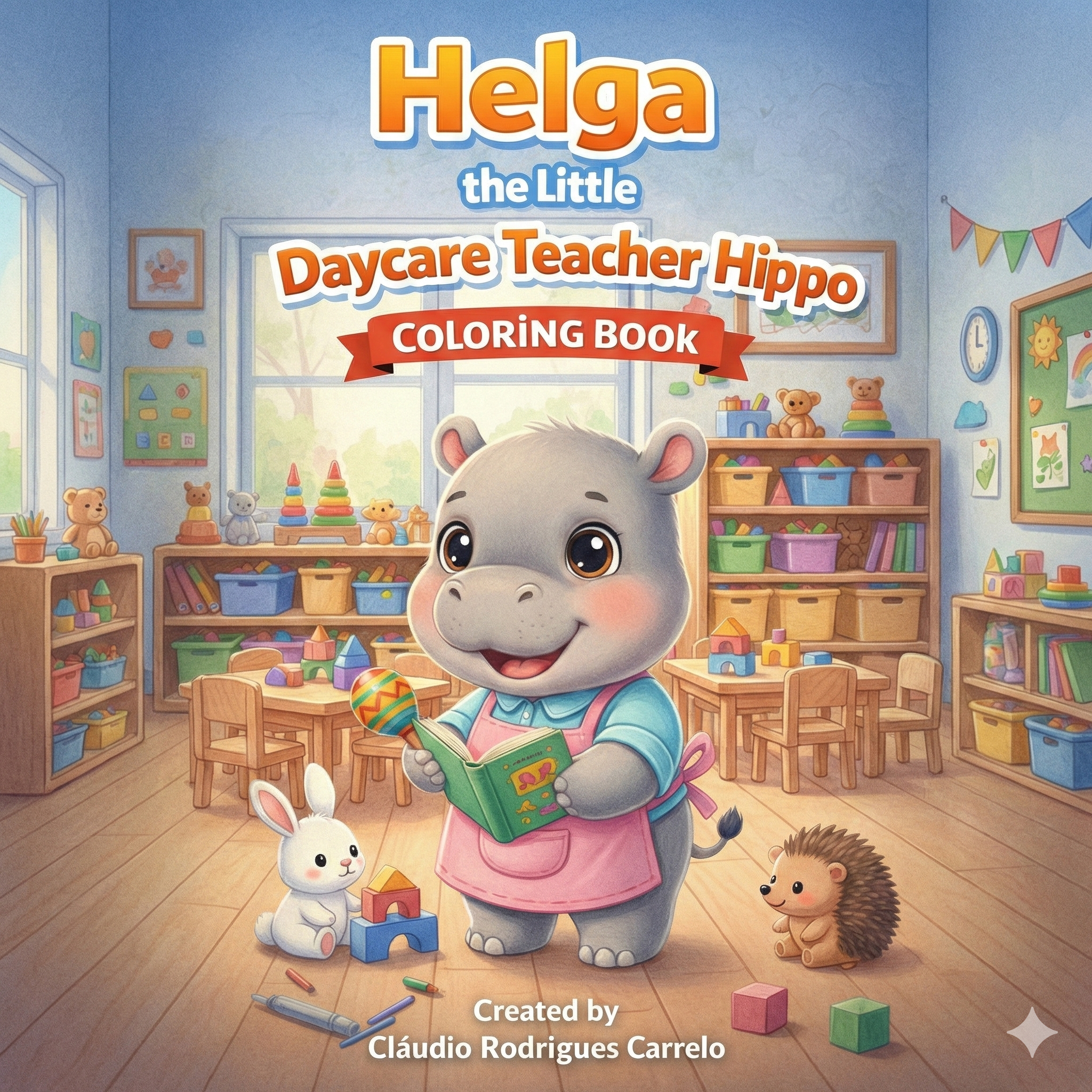 Helga the Little Daycare Teacher Hippo