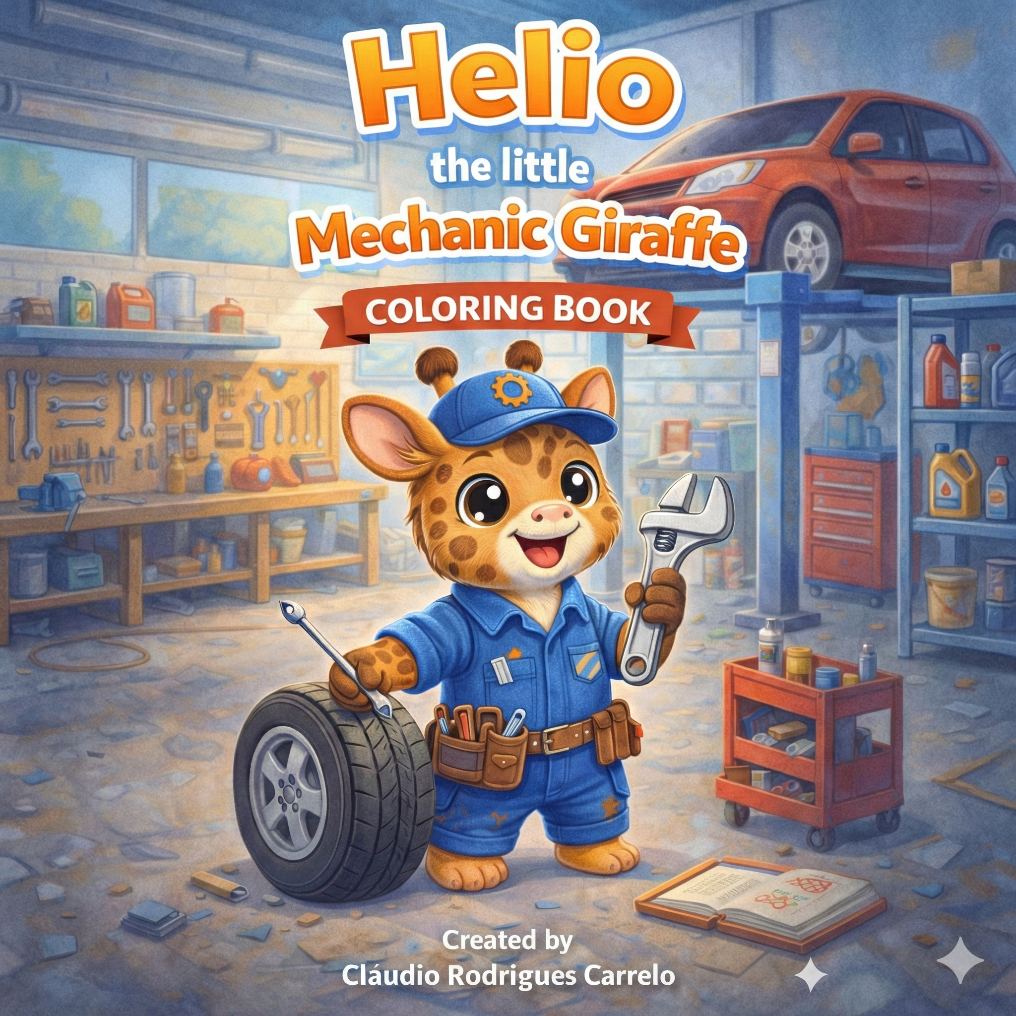 Helio the Little Mechanic Giraffe