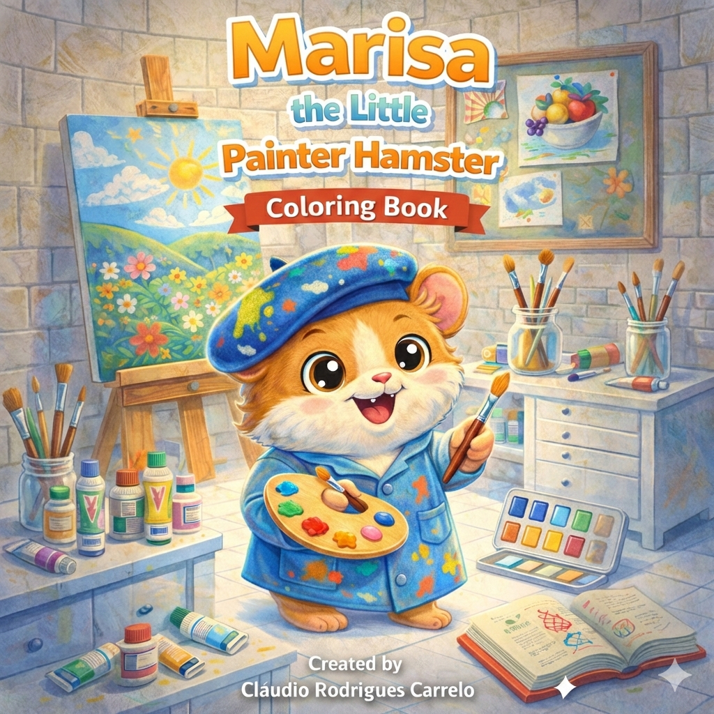 Marisa the Little Painter Hamster